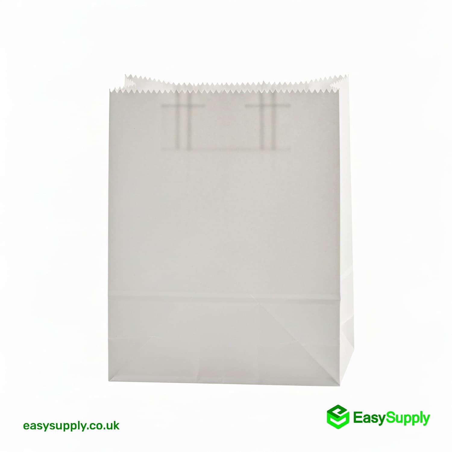 8.5 x 8.5 White Paper Bag 