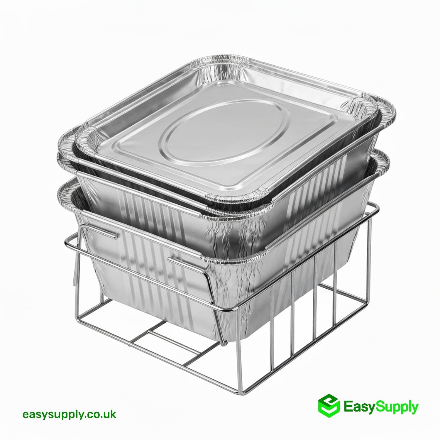 No.9x9 Deep 2” Foil Container 