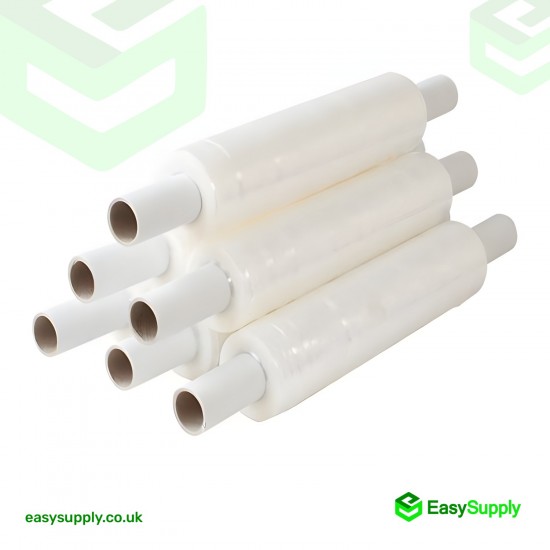 Very Tacky Pallet Wrap Clear 17 Micron 400 mm Extended Core 6 Roll