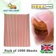 Red Stripe Printed Grease Proof Sheets Size: 10 x 12,5 Pizza Boxes