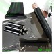 20 Micron Black Opaque Tacky 400 mm Extended Core 6 Rolls Pallet Wrap