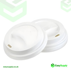 8 oz White Ripple Cup Lids 500 Pcs Cups