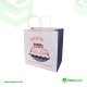 Fish&chips Twisted Handles White Paper Bags Jumbo Size 320 x 210 x 320 mm Foil Bags