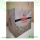 ENJOY Printed Twisted Handle Brown Paper Bags Large Size 260 x 140 x 300 mm Foil Bags
