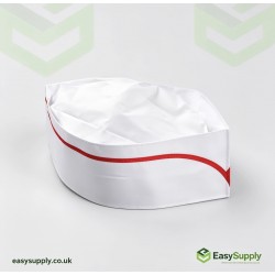 Chef Hat 10 x 100 Pcs Red Line 