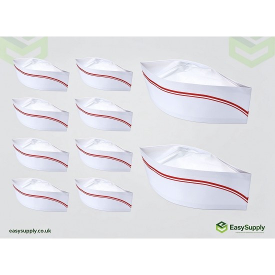 Chef Hat 10 x 100 Pcs Red Line Cleaning Products