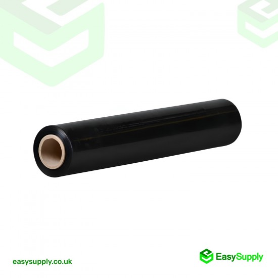 Pallet Wrap Black Opaque Very Tacky 25 Micron 500 mm Standard Core 6 Roll
