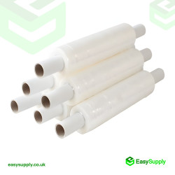 Very Tacky Pallet Wrap Clear 25 Micron 400mm Extended Core 6 Roll