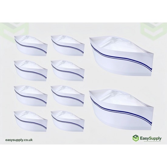 Chef Hat 10 x 100 Pcs Blue Line Cleaning Products