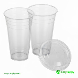 16 oz 12 Flat Smoothie Cup Lid 