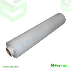 Pallet Wrap Clear Cast Hand Roll 16 Micron 400mm Standard Core 6 Roll