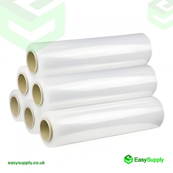 Pallet Wrap Clear Cast Hand Roll 16 Micron 400 mm Standard Core 6 Roll
