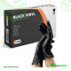 X-large Black Vinyl Powder Free Gloves