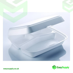 Infinity Large No3 White Meal Boxes 