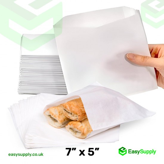 7" x 5" Greaseproof Paper Bags