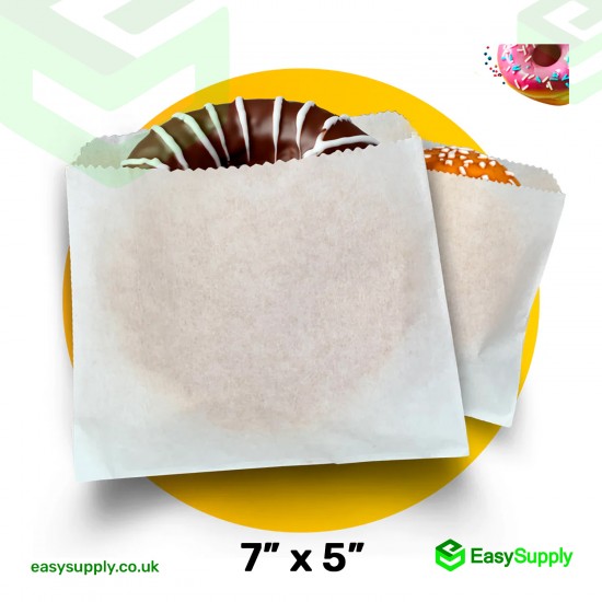 7" x 5" Greaseproof Paper Bags