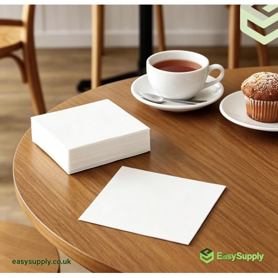 1 Ply Serviette 1 4 Fold 28 x 28 cm 10 x 400 Pcs Approx Cleaning Products