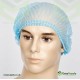 Non Woven Blue Mob Caps Double Stiched Blue Hairnet 100 x 10 Pcs Cleaning Products