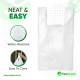 White Vest Carriers Bags 8 x 13 x 18 Carrier Bags