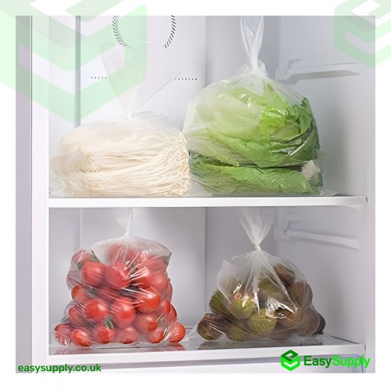 Clear Bags On Roll 9 x 14 x 18 Carrier Bags
