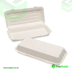 Large Bagasse Fish & Chips Boxes 200 Pcs 