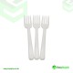 PP White Fork Heavy Duty - Reusable 180 mm Cutlery