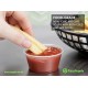2 oz 50 ml 71 mm MG Clear Pots & Separate Lids 1000 Pcs Sauce Pots