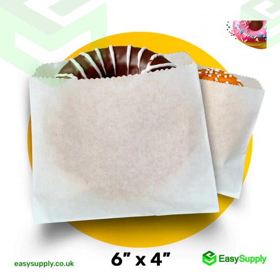 6" x 4" Greaseproof Paper Bags