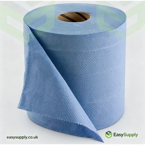Blue Centrefeed 150 M 166 M Flat Rolls 6 Cleaning Products