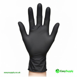 Small Black Nitrile Powder Free Gloves