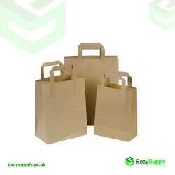 Large Brown SOS Flat Handle Bag Internal 25 x 14 x 29 cm 225 Pcs 