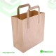 Small Brown SOS Paper Bag External Flat Handles 250 Pcs Foil Bags
