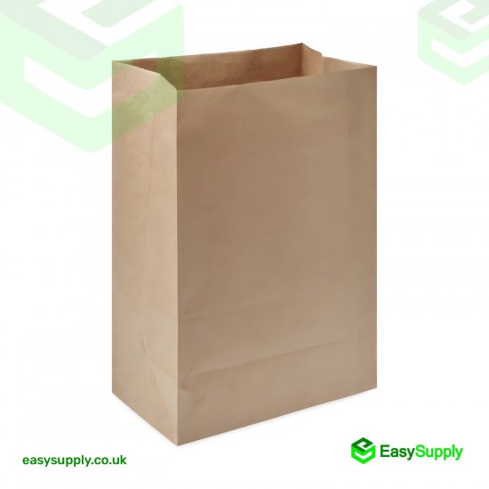 Brown SOS Grab Bag No Handles 250 x 160 x 400 mm 100 Pcs Foil Bags
