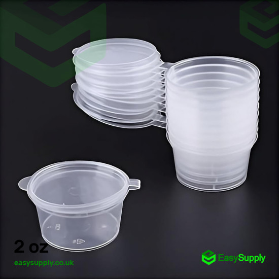 2 Oz Hinged Sauce Pots