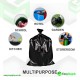 Bin Bag Black Heavy Duty 450 x 720 x 96.500 mm 18''x 29''x 39'' Bin Bags