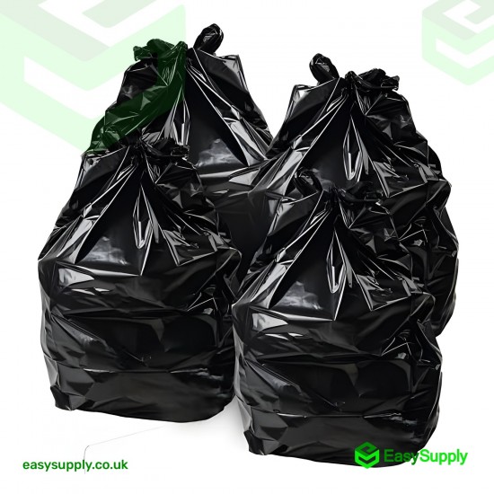Bin Bag Black Heavy Duty 450 x 720 x 96.500 mm 18''x 29''x 39'' Bin Bags