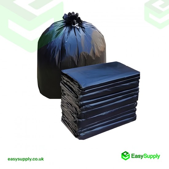 Super Strong Black Compactor 500 x 830 x 1100 mm 20''x 33''x 44'' Bin Bags