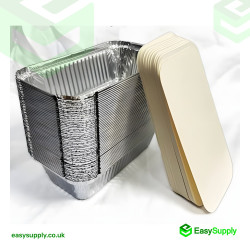 No.6A Lid Std Poly Coated Foil Container Lids