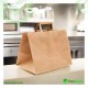 Jxxl 32 Jumbo Brown S.o.s Paper Bag Internal Flat Handles Size: 320 x 210 x 260 mm 250 Pcs Foil Bags