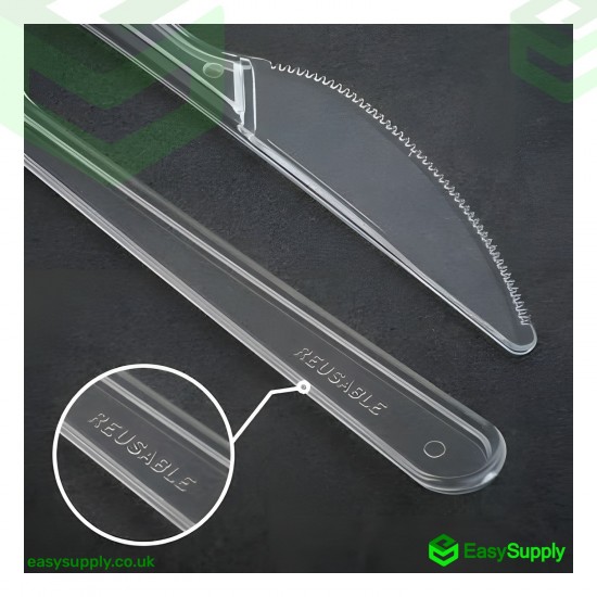 Ps Clear Knife Heavy Duty - Reusable 180 mm Cutlery