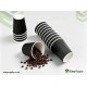 8 oz Ripple Cups Black 500 Pcs
