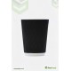 8 oz Ripple Cups Black 500 Pcs
