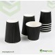 8 oz Ripple Cups Black 500 Pcs