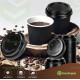 16 oz 12 Black Ripple Cup Lids 500 Pcs Cups