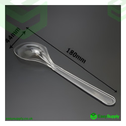 Ps Clear Spoon Heavy Duty - Reusable 180mm 