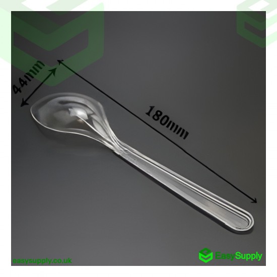Ps Clear Spoon Heavy Duty - Reusable 180 mm Cutlery