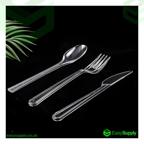 Ps Clear Spoon Heavy Duty - Reusable 180 mm Cutlery