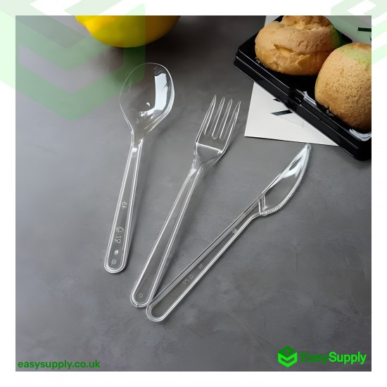 Ps Clear Spoon Heavy Duty - Reusable 180 mm Cutlery