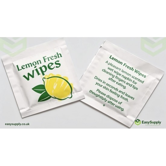 Wet Wipes Lemon 1000 Pcs 5,5 x 6 cm Cleaning Products