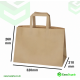 Jxxl 32 Jumbo Brown S.o.s Paper Bag Internal Flat Handles Size: 320 x 210 x 260 mm 250 Pcs Foil Bags